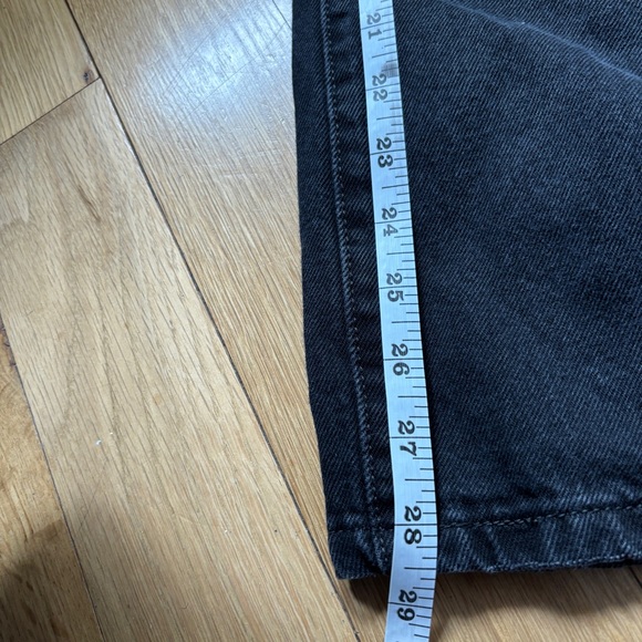 NWT Levi's Black '94 BAGGY WIDE LEG JEANS - Size 29 - Picture 8 of 11